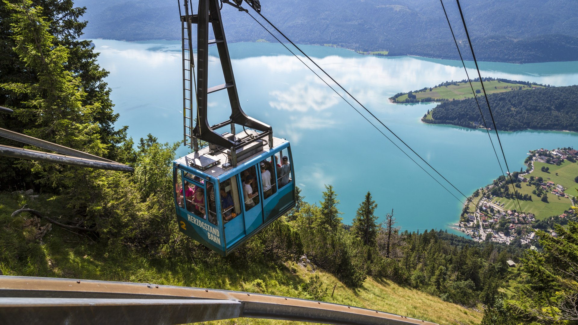 Die Herzogstandbahn, © Fotograf Thomas Kujat Die Herzogstandbahn, © Fotograf Thomas Kujat