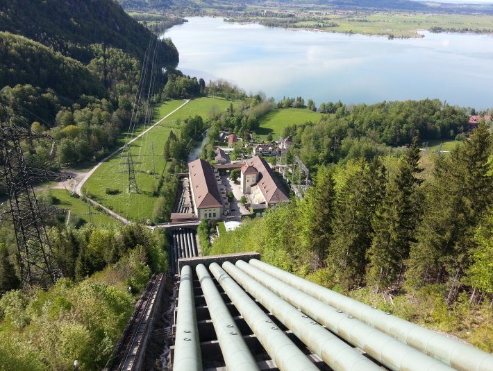 Das Kraftwerk am Walchensee