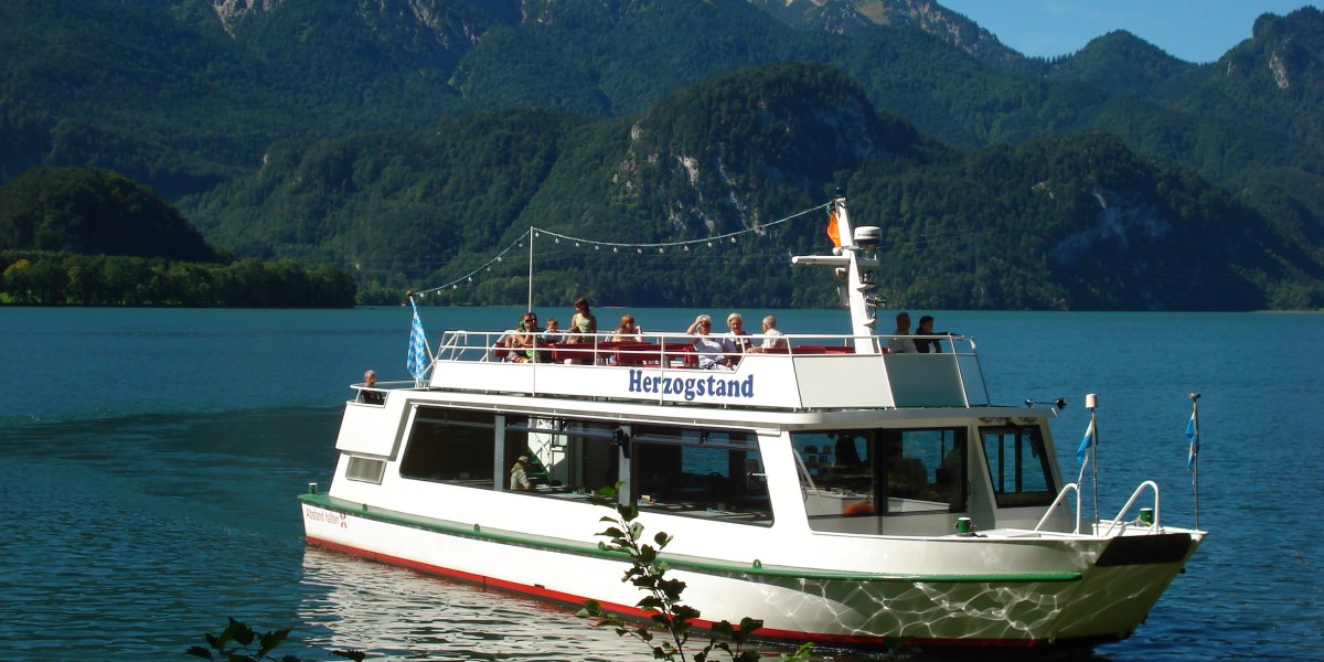 Motorschiffahrt Kochelsee MS Herzogstand Bild Fam. Kneidl